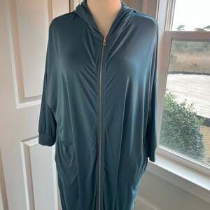 Aleeza Paris Peru Zippered Dress, Teal NWT SZ Medium M